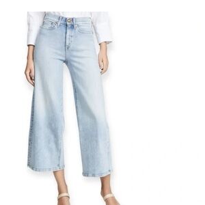 AYR The Must High Rise Wide Leg Denim Jeans color Venus